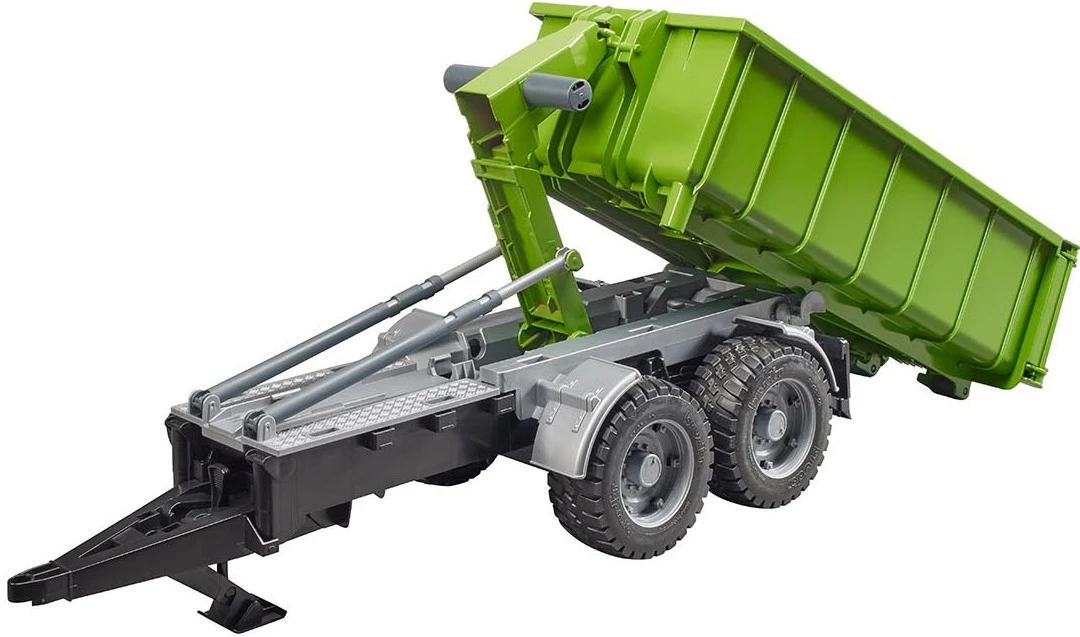 Bruder 2035 Tandemastrailer Met Containerafzetsysteem - Afbeelding 3