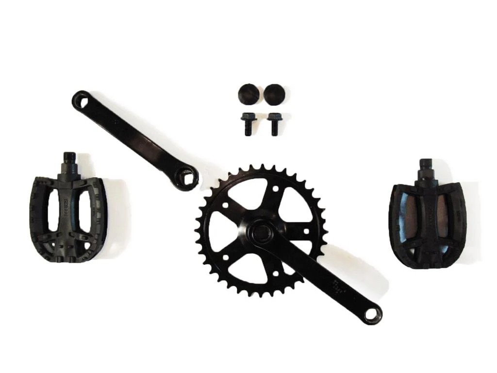 Crankset 140, 36 Tanden + Pedalen (BERG)