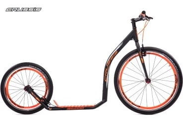 Volwassen Step CRUSSIS URBAN 4.3 BLACK/ORANGE 26/20 - Afbeelding 6