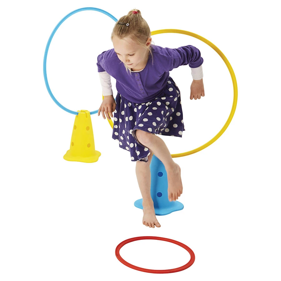 Gonge 2250 Build ‘n Balance Set Van 6 Kegels Pionnen - Afbeelding 2