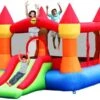 Springkussen Happy Hop Castle Bouncer With Slide N
