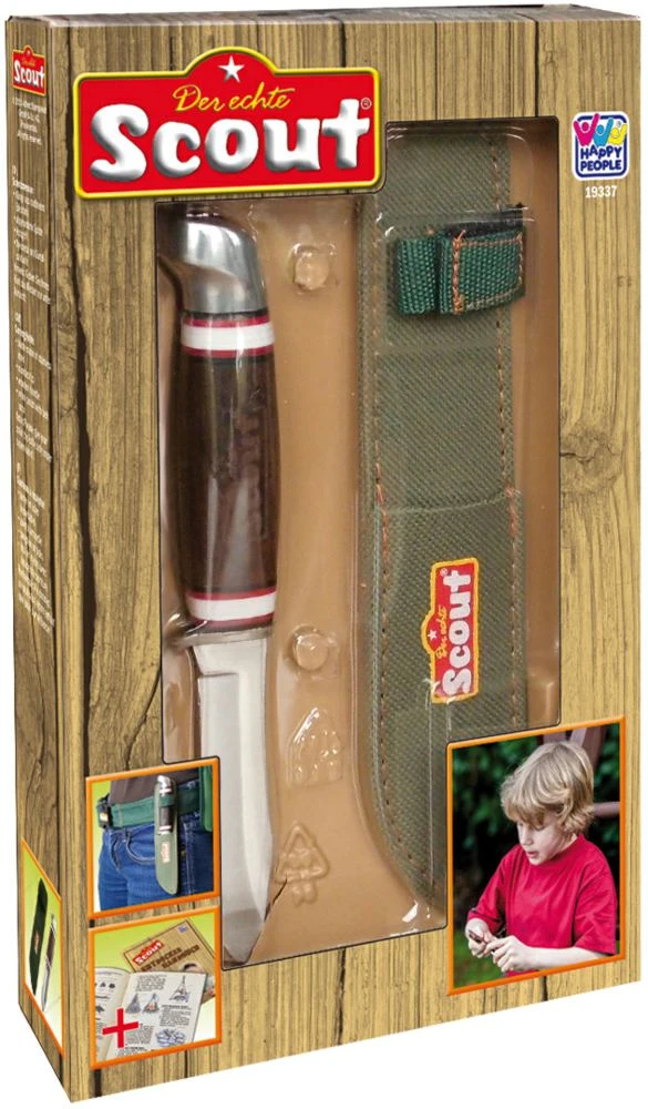 Scout 19337 Houtsnijmes + Foudraal Scouting Outdoor - Afbeelding 4