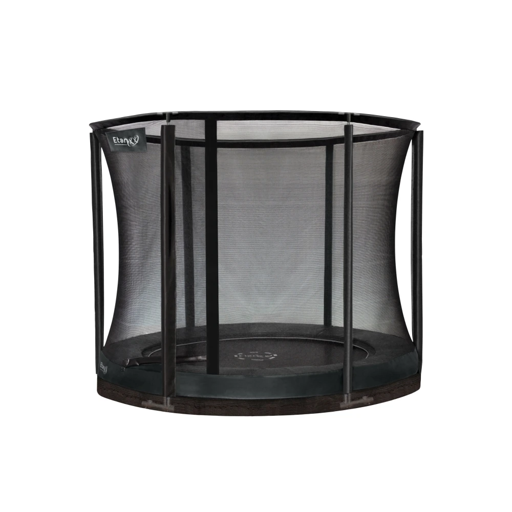 Inground ETAN Premium Gold 244 Cm. Grijs + Safety Net - Afbeelding 2
