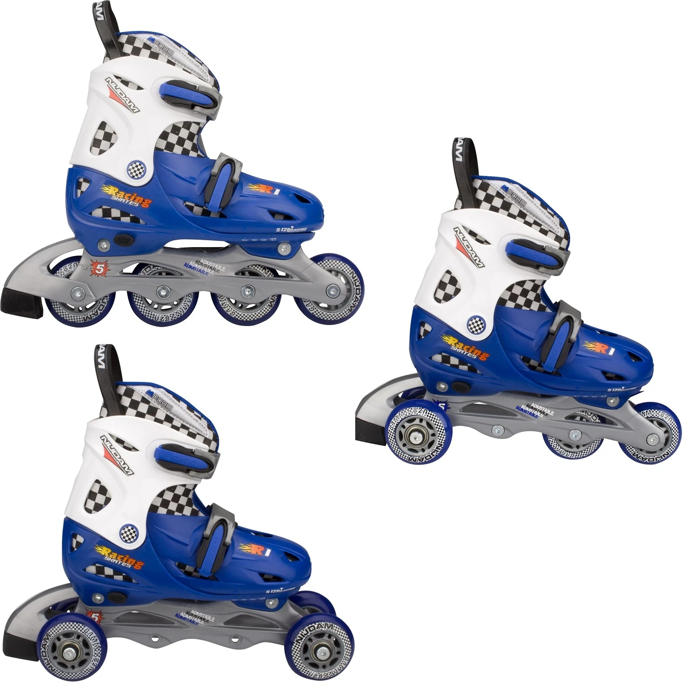 Inline Quads Junior Verstelbaar Blauw - Afbeelding 2