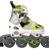 Verstelbare Inline Skate Skeeler Nijdam Lime