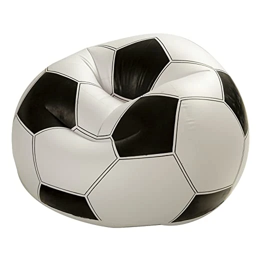 Intex 68557 Voetbal Zitstoel Opblaasbaar Beanless Bag. - Afbeelding 4