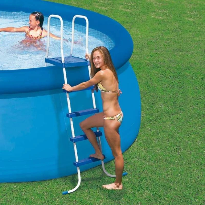 Intex Zwembadtrap 122 Cm. Met Plateau - Afbeelding 3