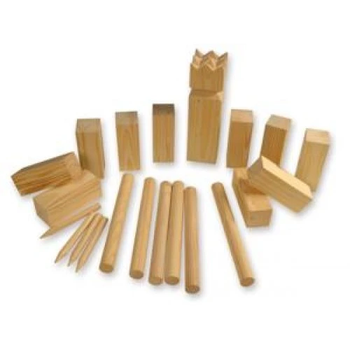 Kubb Dennenhout Viking-spel - Afbeelding 2