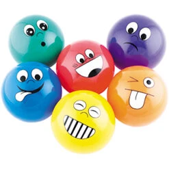 Set Van 6 Emotieballen 10 Cm.