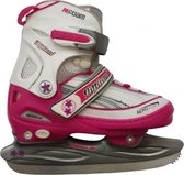 Verstelbare Ijshockeyschaatsen Nijdam Nr. 3149 Maat 30-33 Roze