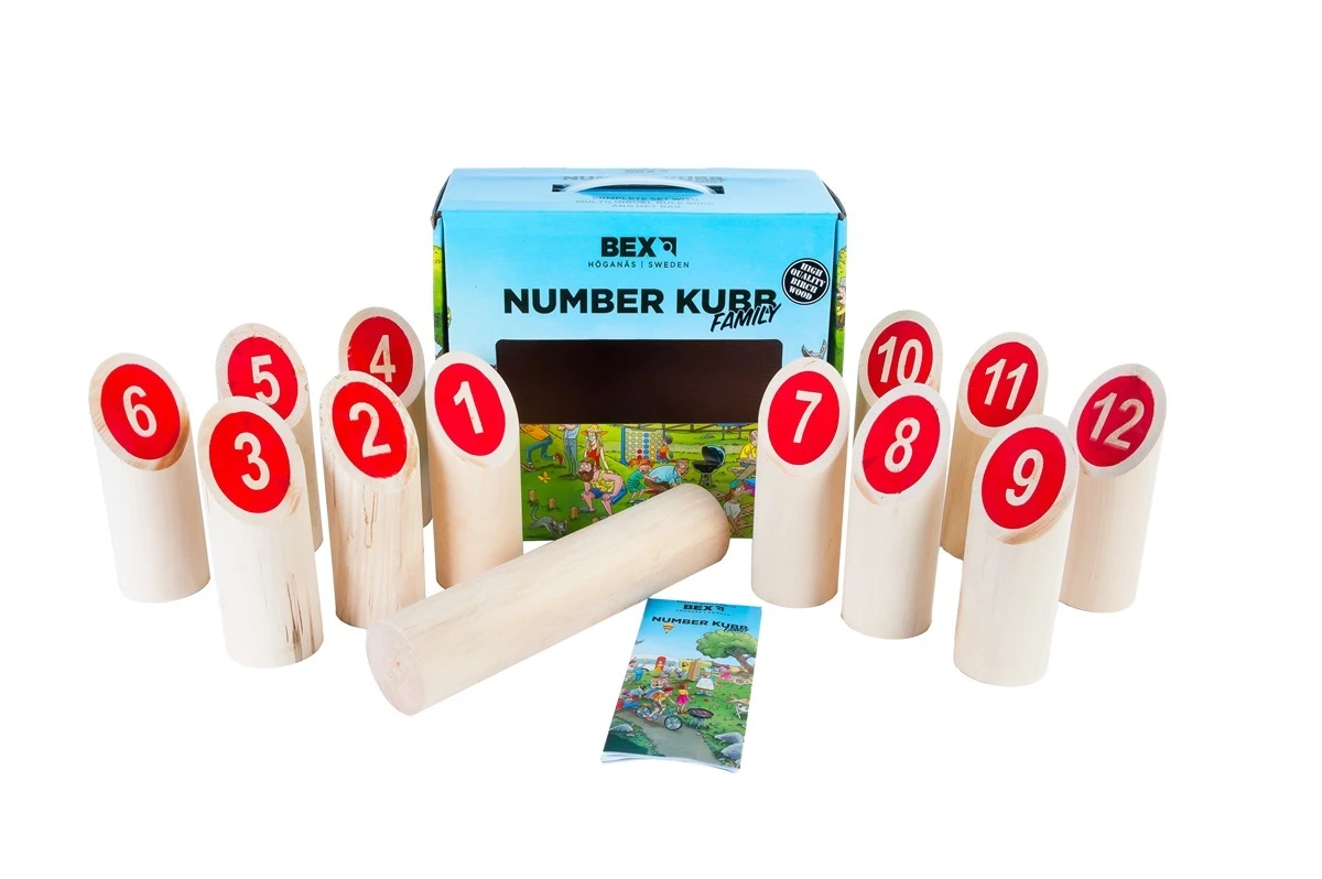 Kubb Number Bex Numberkubb Basic Berkenhout - Afbeelding 3