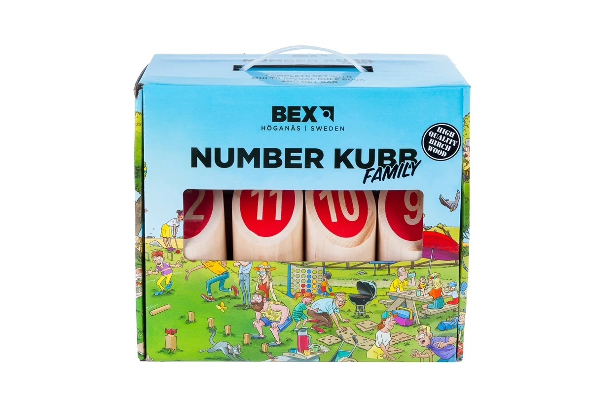 Kubb Number Bex Numberkubb Basic Berkenhout - Afbeelding 2