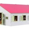 KidsGlobe Paardenstal Met 7 Boxen Pink-White