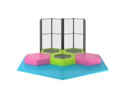 Peuter Mini Trampolinepark 3 Trampolines
