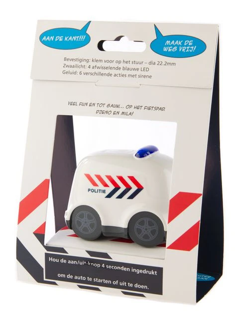 Sirene Politie Finn Wit . Politieauto Met Alle Toeters En Bellen - Afbeelding 4