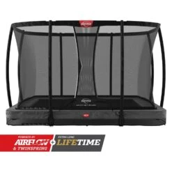 BERG Trampoline Inground Ultim Champion 330 Grey + Safety Net Deluxe