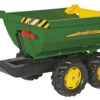 RollyToys Halfpipe Trailer JohnDeere Aanhanger Aanhangwagen