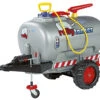 RollyToys Tanker Enkelas Zilver Tank-aanhangwagen