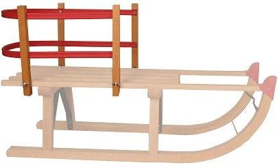 Rugleuning Voor Houten Slee Type Davos / Rodel - Afbeelding 3