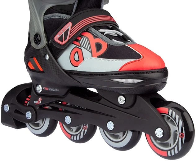 Verstelbare Inline Skates / Schaatsen Nijdam Red Raider Combo Mt. 33-36 - Afbeelding 2