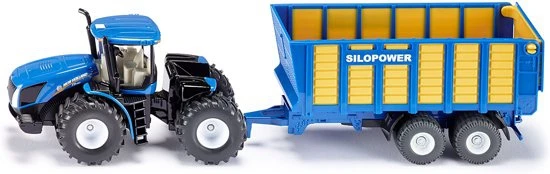Siku 1947 KnikarmTractor New Holland Met Silagewagen - Afbeelding 2