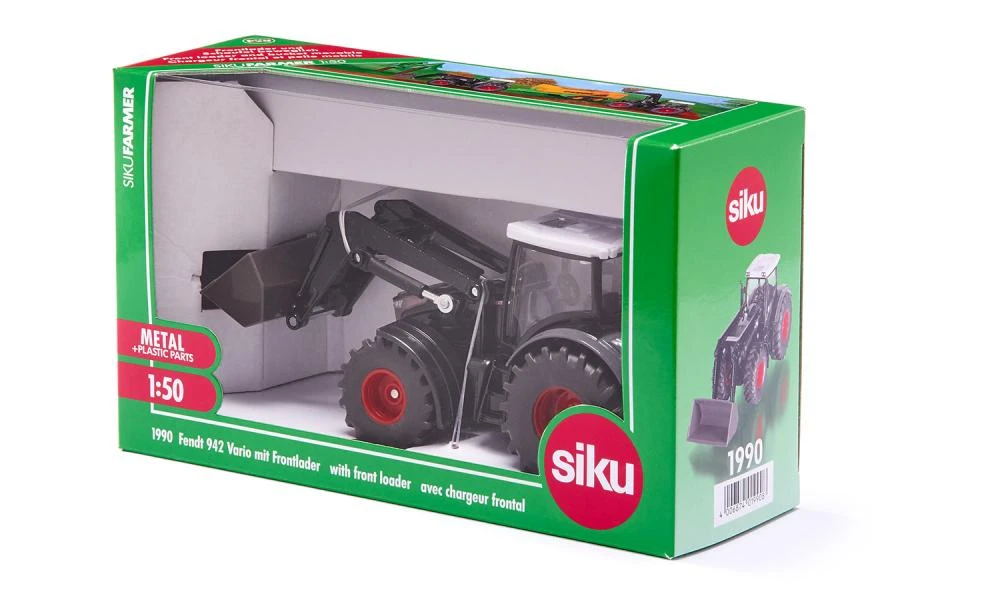 Siku 1990 Tractor Fendt 924 Vario Met Frontlader 1:50 - Afbeelding 6