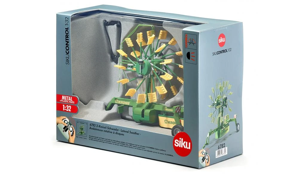 Siku 6783 2-draaizwadkeerder Krone Hooimachine Dubbele Rotor-cirkelhark RC - Afbeelding 2