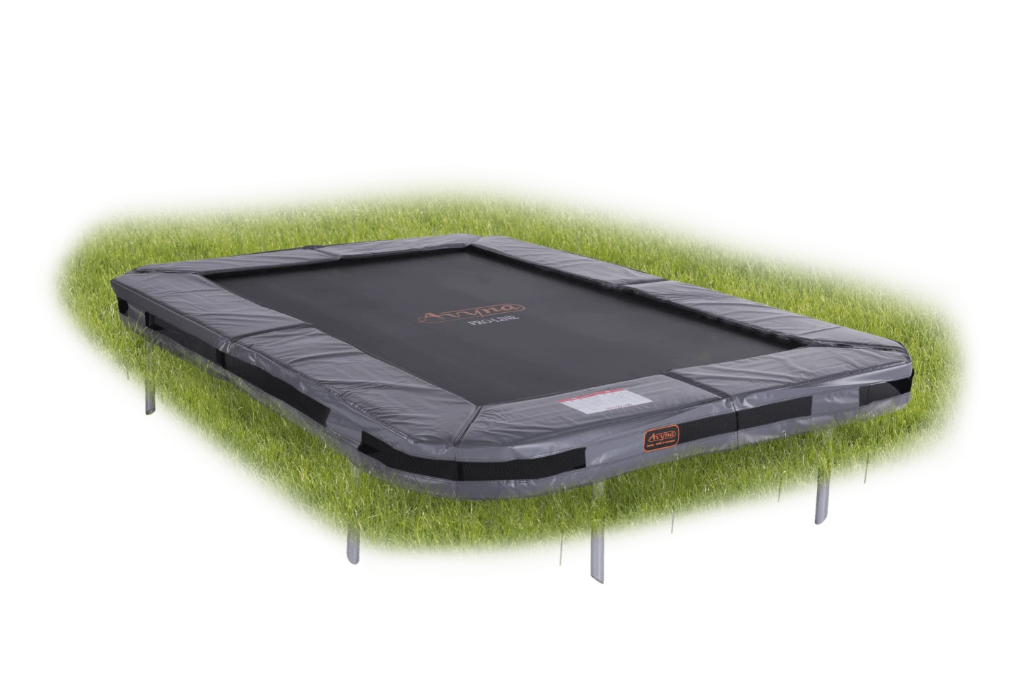 Avyna Pro-Line Trampoline FlatLevel Flatground 223Fl 305x225cm Grijs - Afbeelding 2