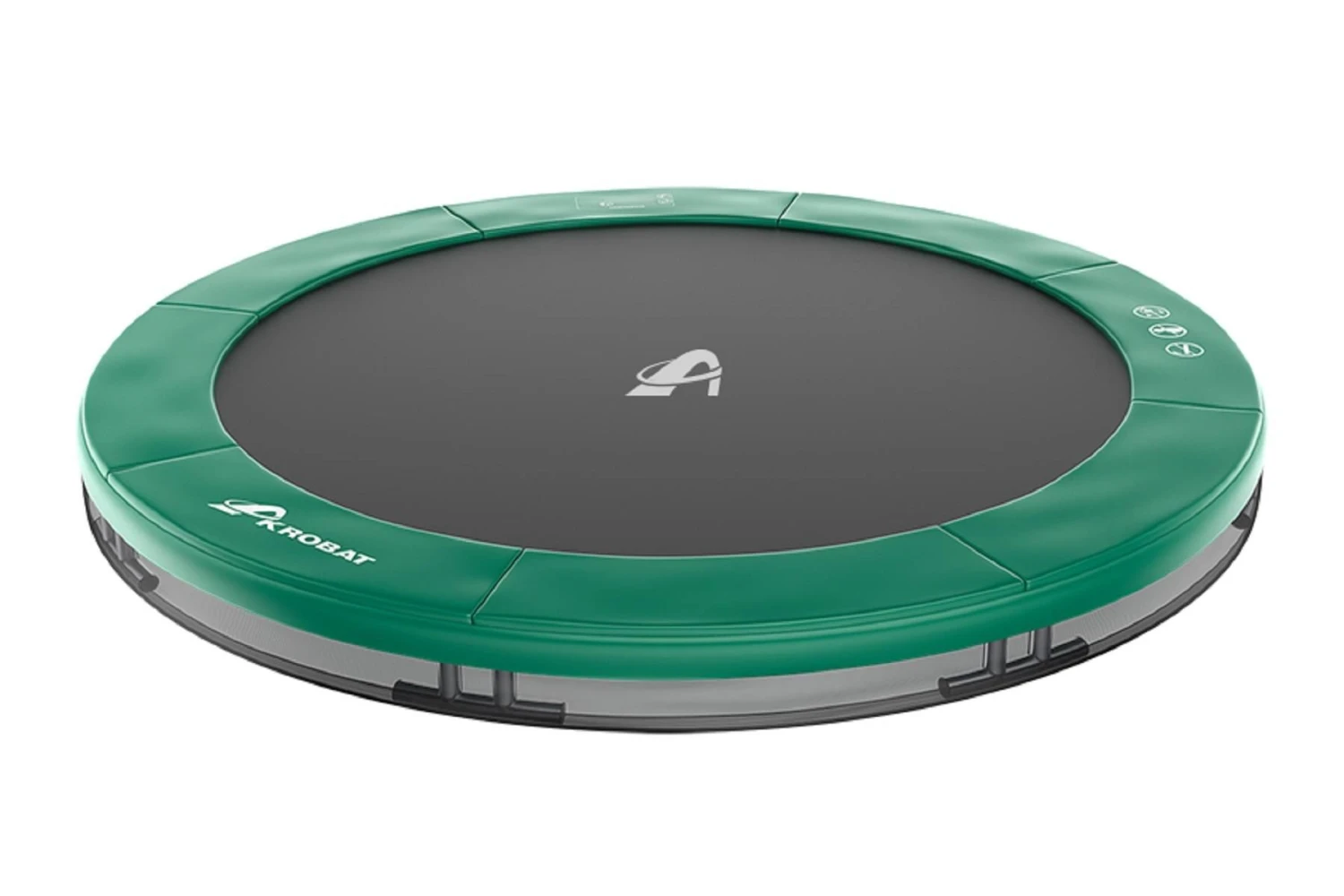 Akrobat Trampoline Inground 305 10ft Orbit Groen Sports