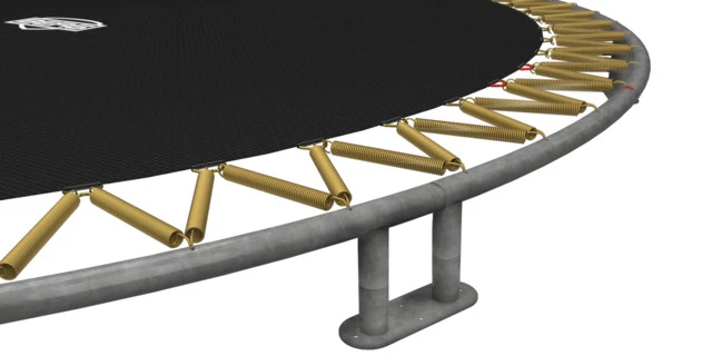 BERG Trampoline Inground Grand Champion 350 Green + Safety Net Deluxe - Afbeelding 7