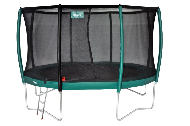 ETAN Premium Gold 366 Cm. Groen + Safety Net Deluxe + Ladder - Afbeelding 2