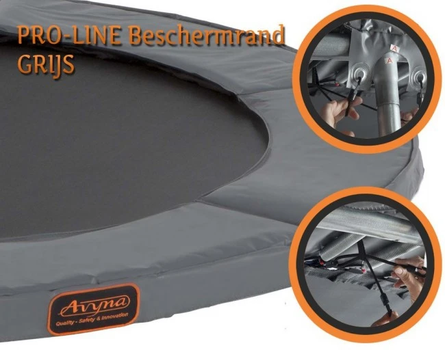 Avyna Pro-Line Trampoline 365cm 12ft Grijs + Royal Class Net - Afbeelding 2