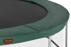 HD Randkussen Voor Een Bovengronds Model Trampoline Met Diameter 380cm 12.5 Ft In De Kleur Groen