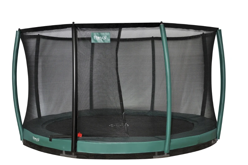 Inground ETAN Premium Gold 330 Cm. Groen + Safety Net Deluxe