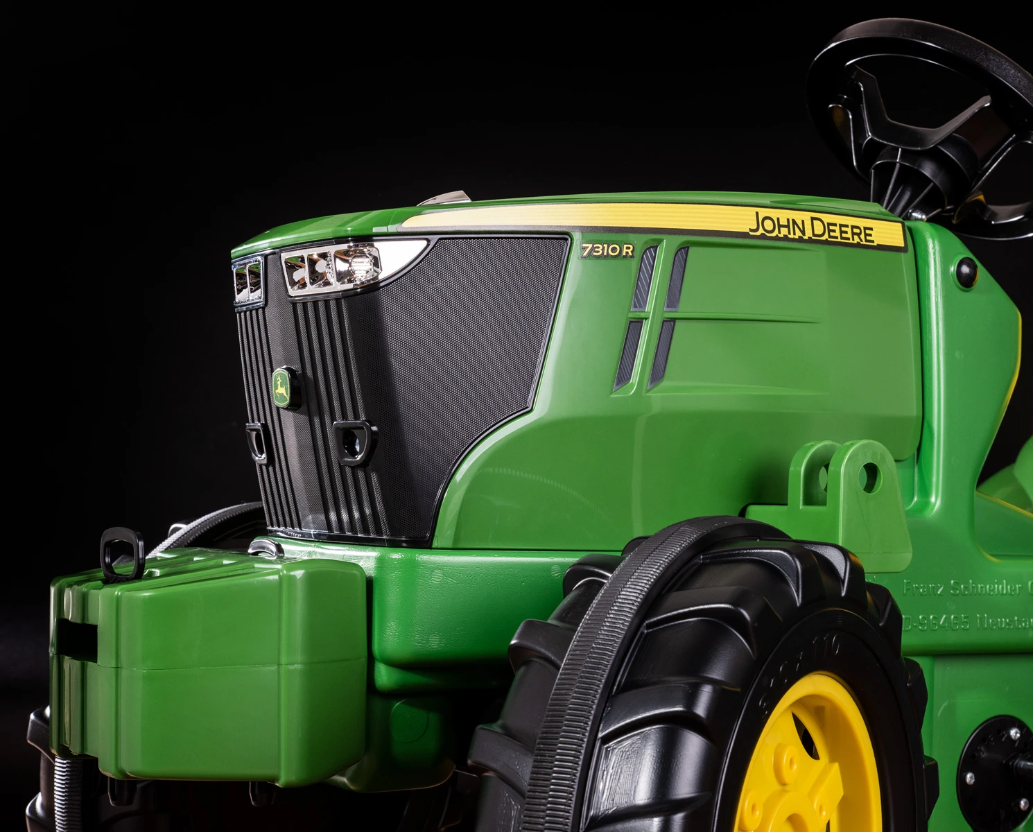 RollyFarmtrac John Deere 7310R + Rollytrac Lader JD Traptractor - Afbeelding 2