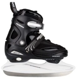 Verstelbare Nijdam Ijshockeyschaatsen Zwart 3150 Maat 34-37