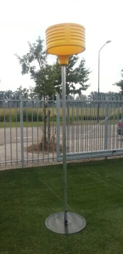 Verstelbare Korfbalpaal Deluxe Met Zaal-/ Straatvoet En Korf