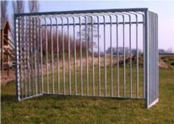 Professioneel Gegalvaniseerd Voetbaldoel 299×204 Cm. Anti-vandalisme