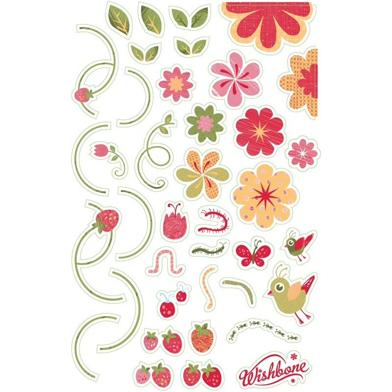 Wishbonebike Stickerset Flowers - Afbeelding 2