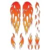 Wishbonebike Stickerset Flames