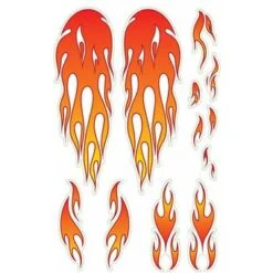 Wishbonebike Stickerset Flames